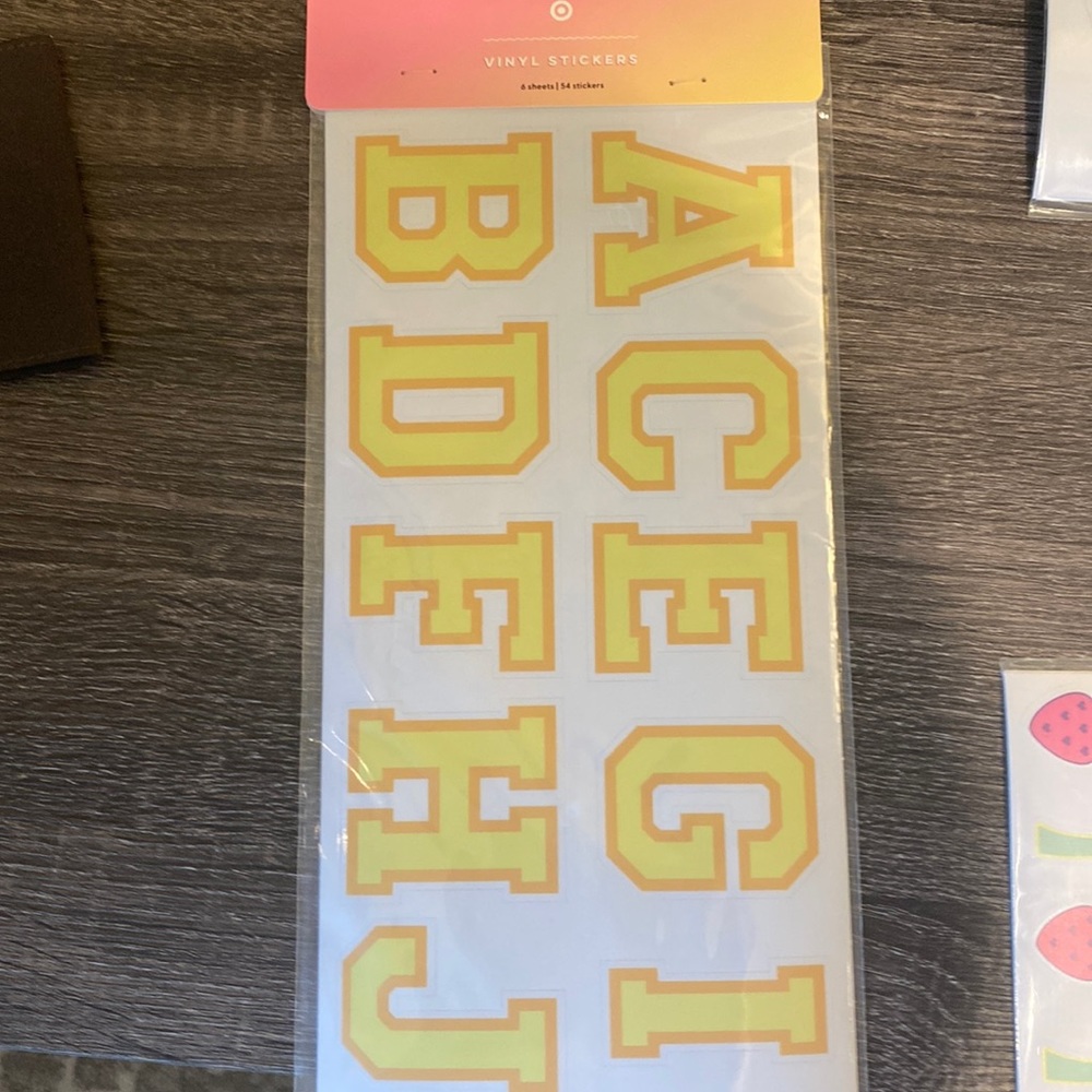 stoney clover in opened letter stickers